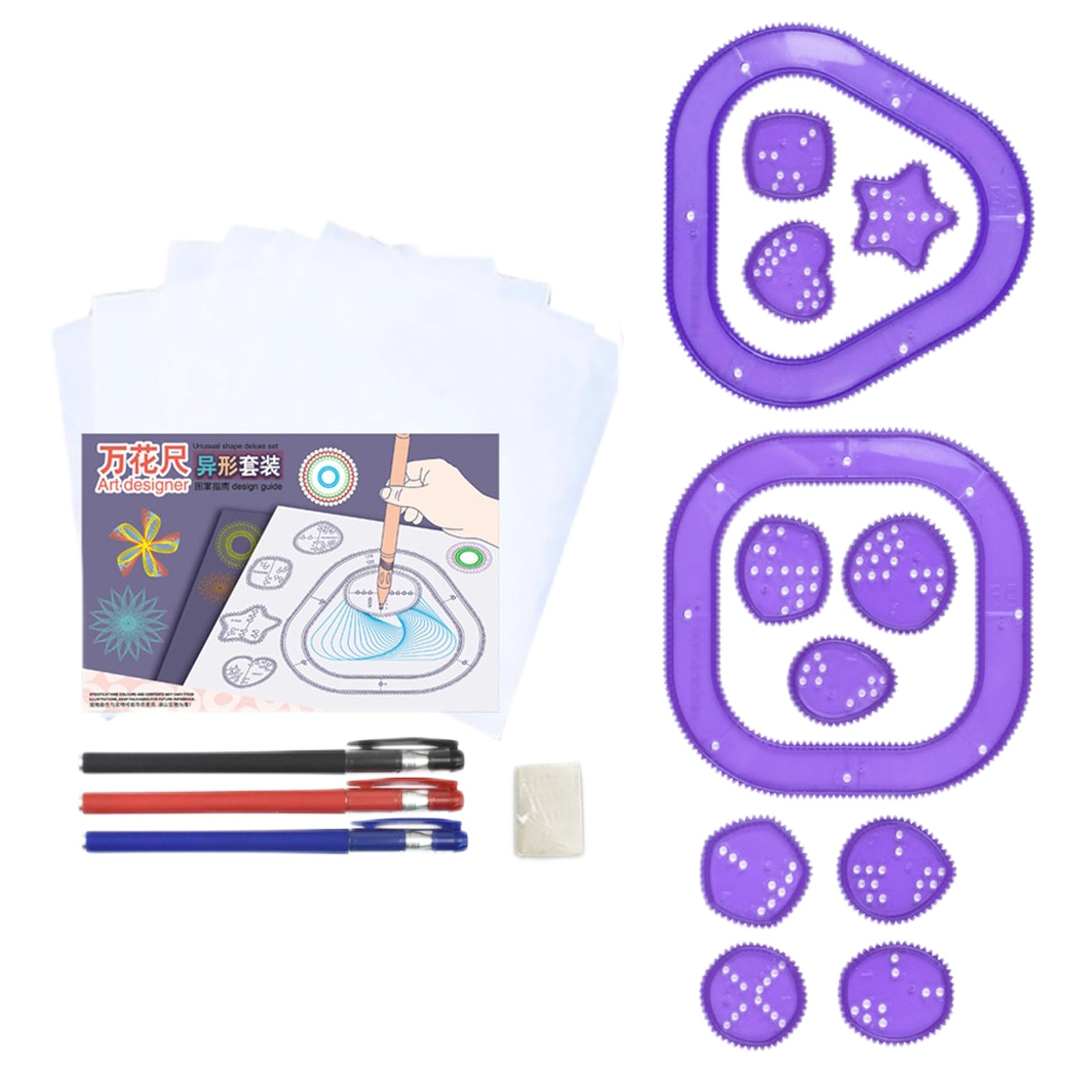 Colorful Spirograph Set Kids M - Kids Education Kit ulasan dan harga