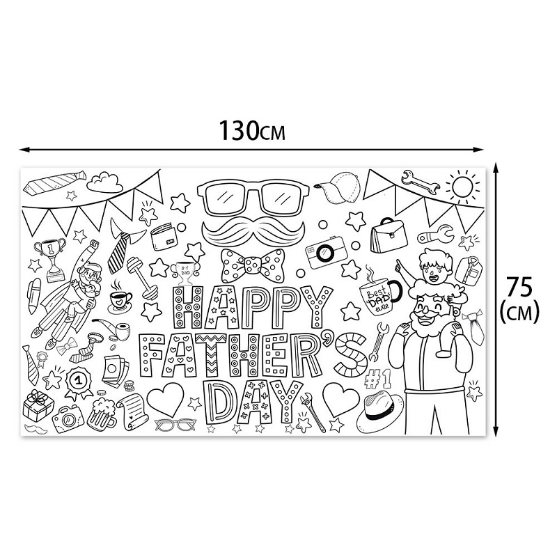 Happy Father's Day DIY Doodle  - Happy Kids Education ulasan dan harga