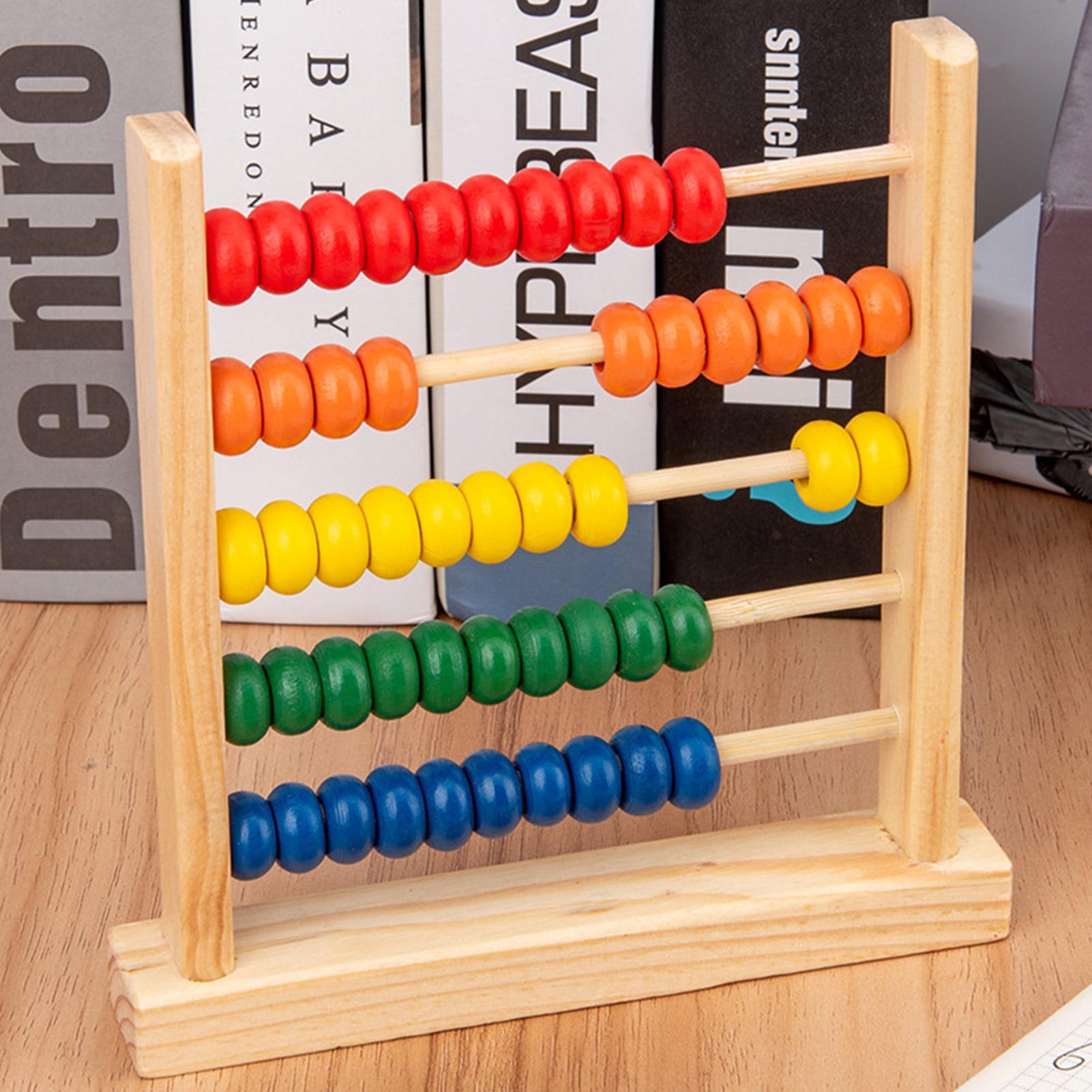 Wooden Frame Abacus Toys Count - Abacus Counting Bead ulasan dan harga