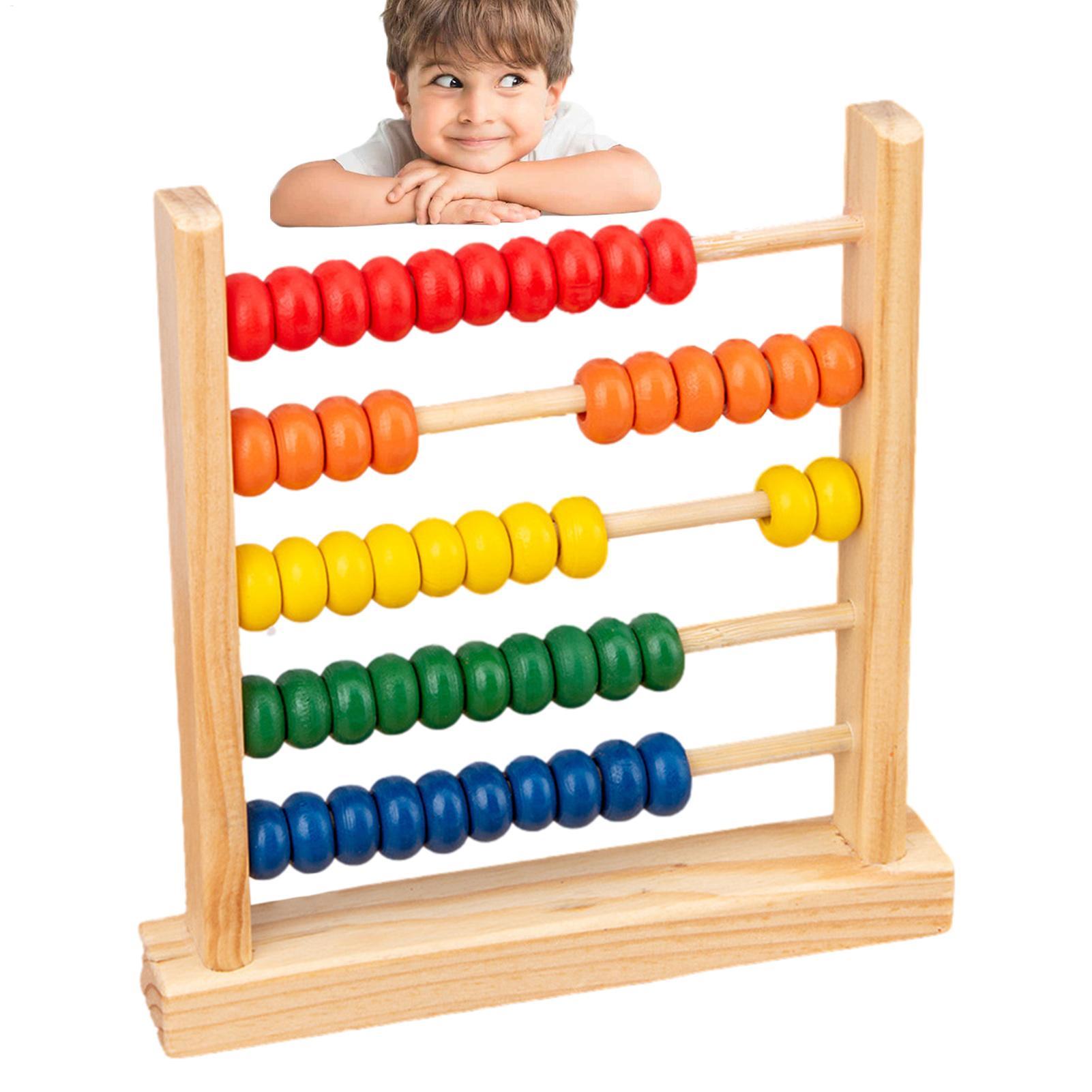 Wooden Frame Abacus Toys Count - Abacus Counting Bead ulasan dan harga