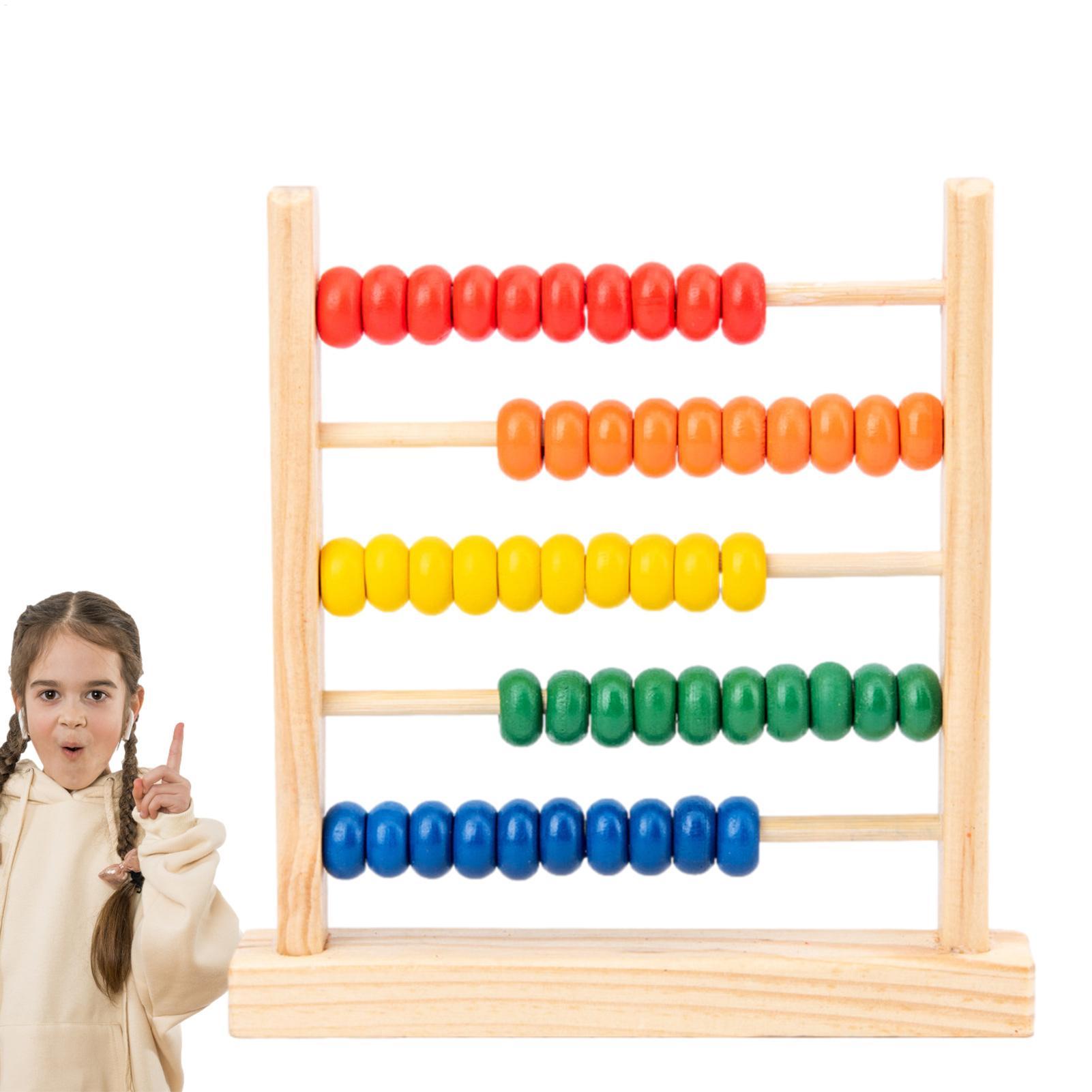 Wooden Frame Abacus Toys Count - Abacus Counting Bead ulasan dan harga