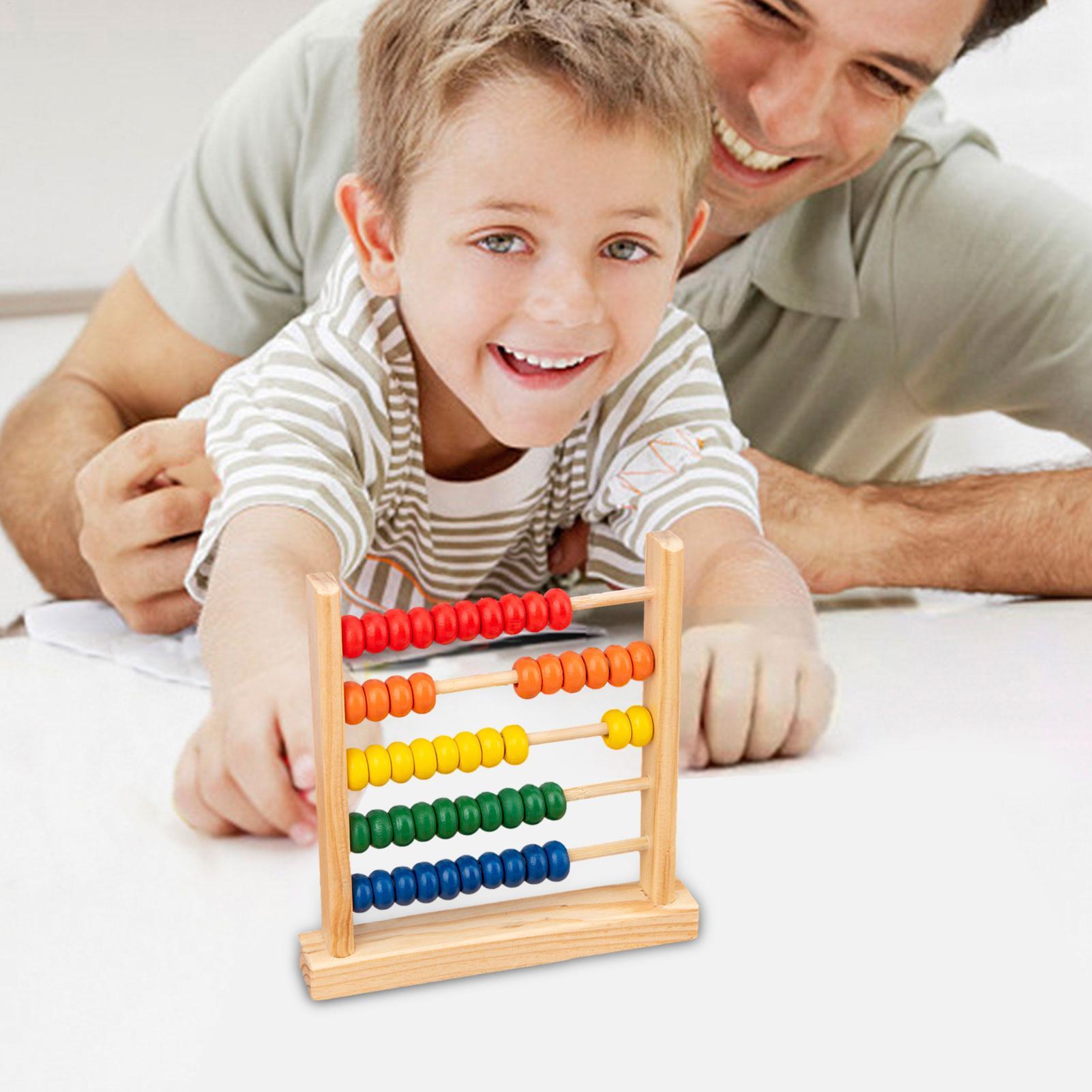 Wooden Frame Abacus Toys Count - Abacus Counting Bead ulasan dan harga
