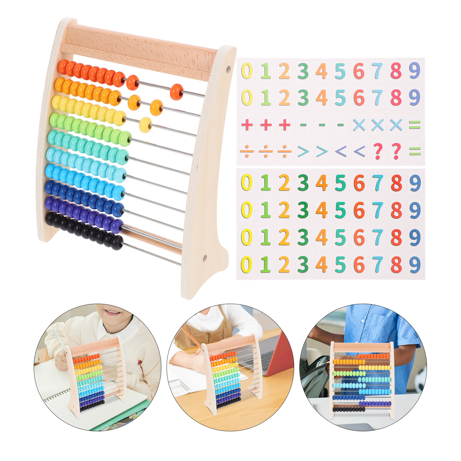 1Set Kids Educational Abacus W - Abacus Counting Bead ulasan dan harga
