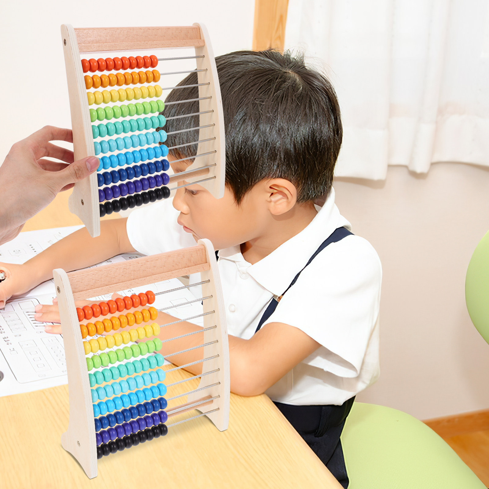 1Set Kids Educational Abacus W - Abacus Counting Bead ulasan dan harga