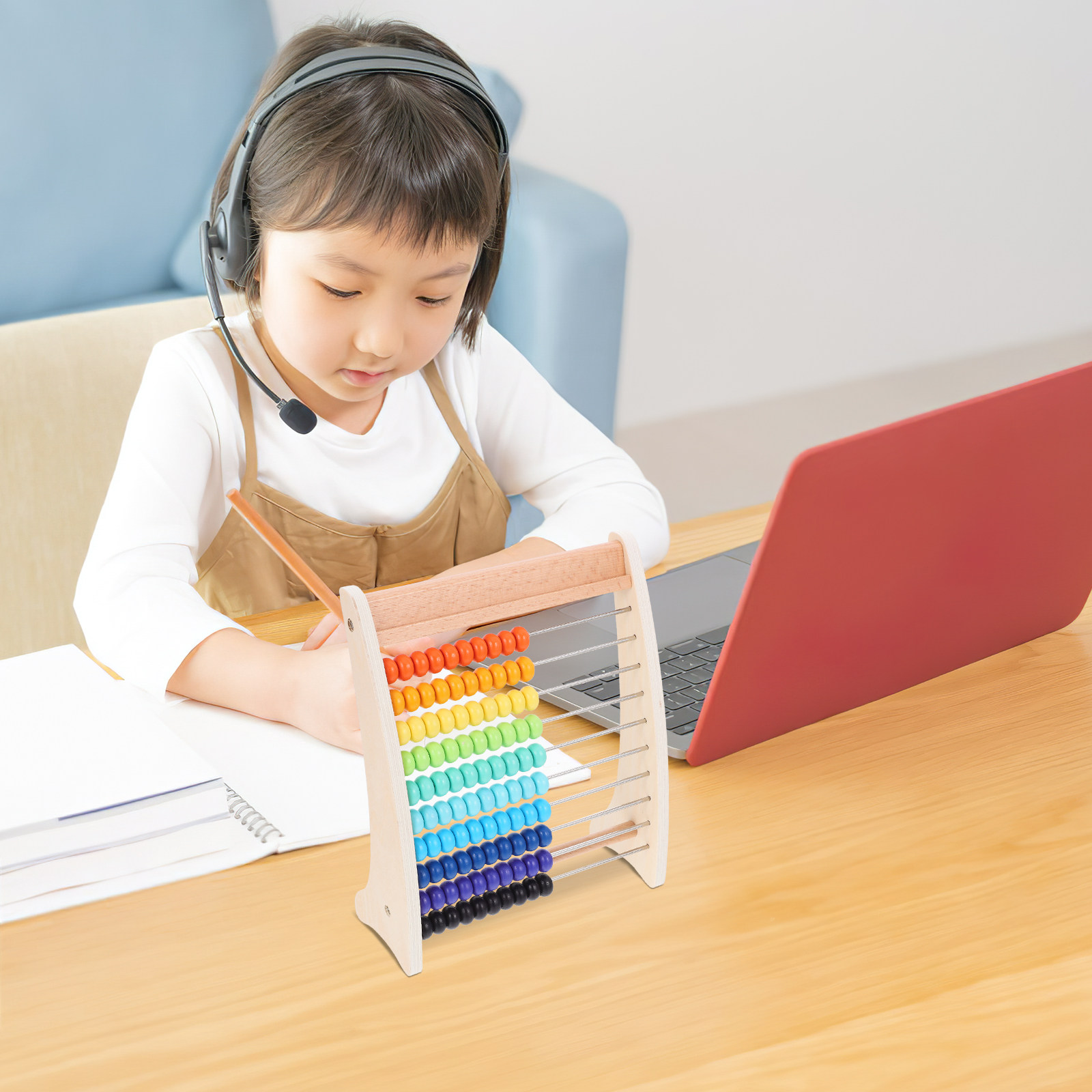 1Set Kids Educational Abacus W - Abacus Counting Bead ulasan dan harga