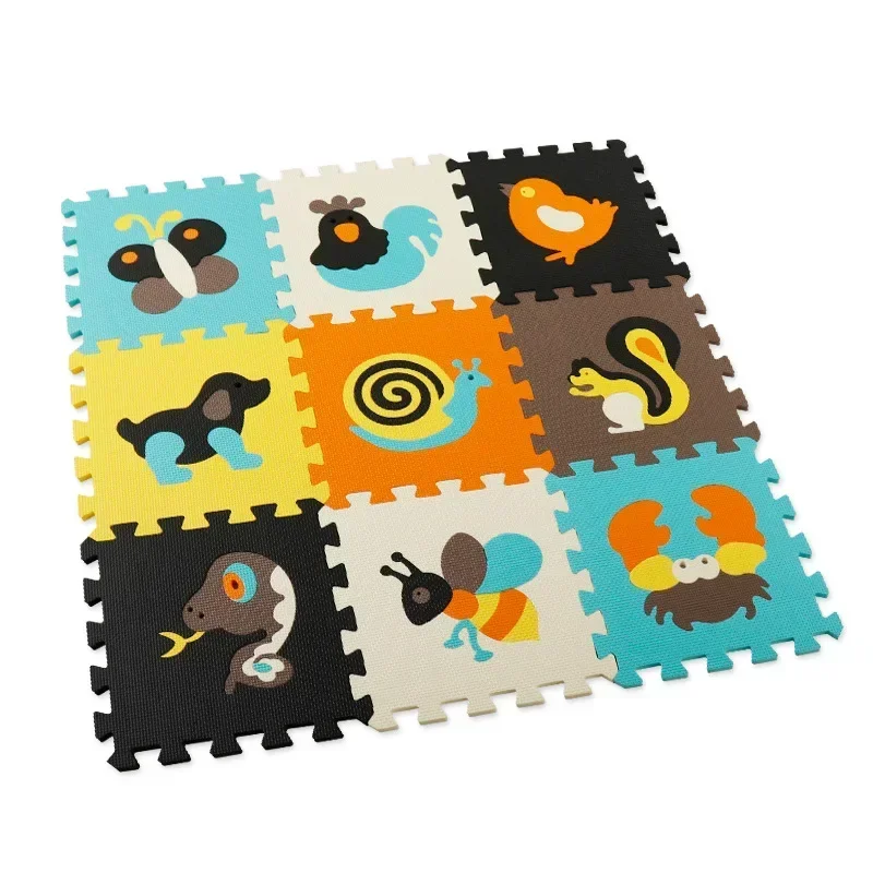 30*30*1cm 9Pcs Set Floor Mat P - Kids Education Rug ulasan dan harga
