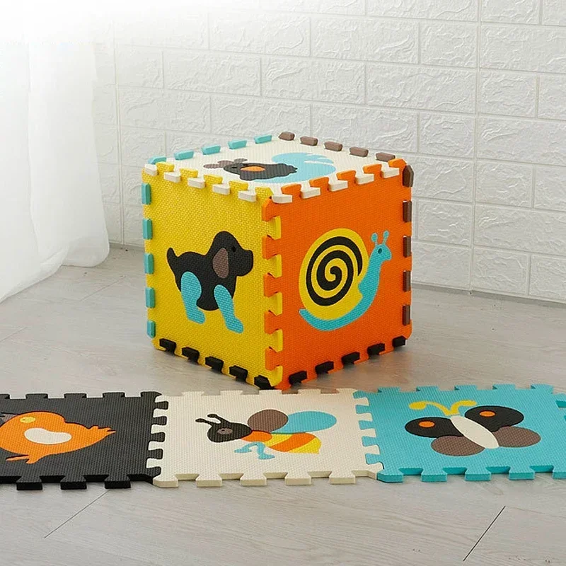 30*30*1cm 9Pcs Set Floor Mat P - Kids Education Rug ulasan dan harga