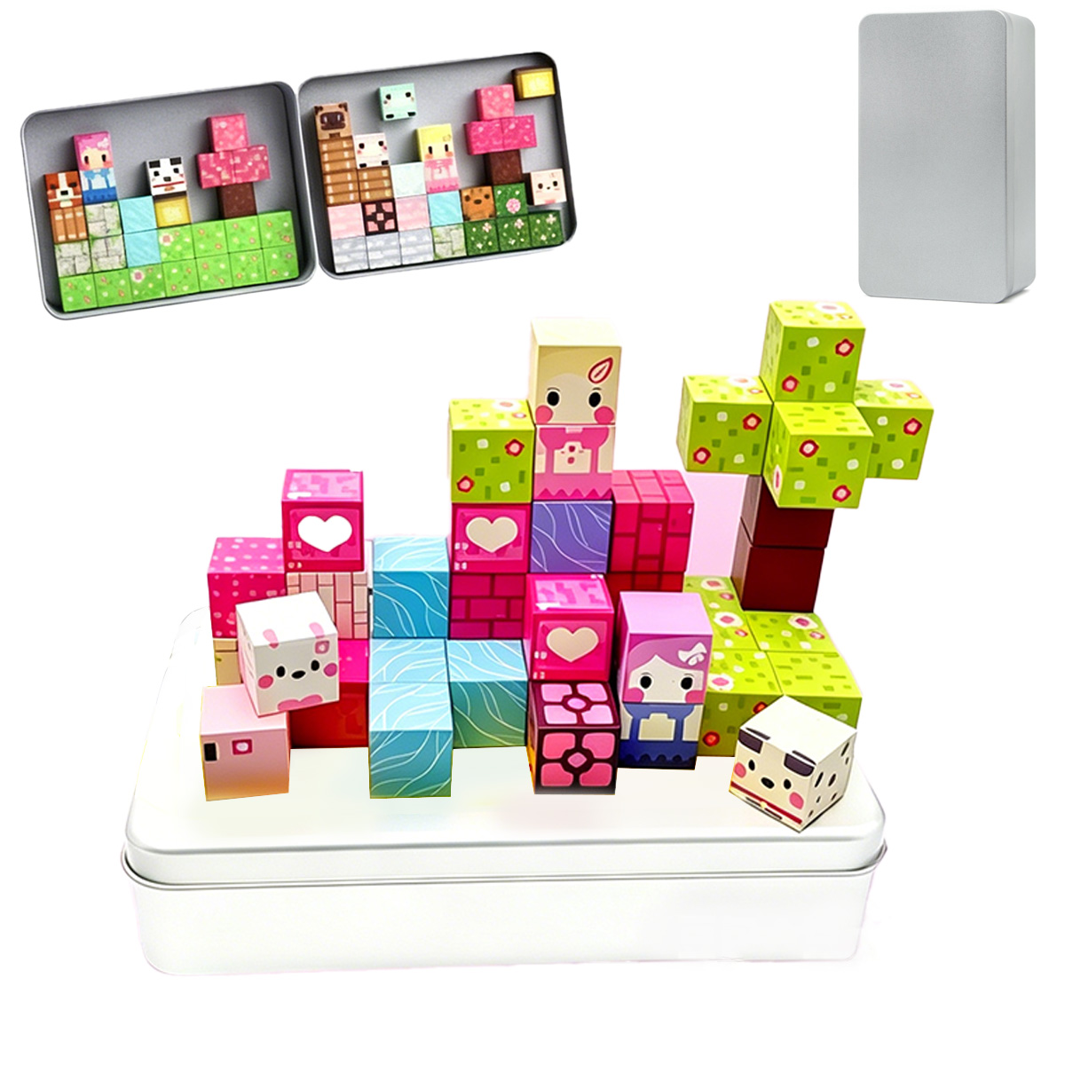 Magnetic Building Block Toy Mi - Kids Education World ulasan dan harga