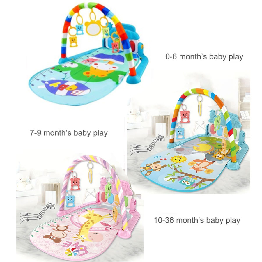 Baby Music Rack Play Mat Baby  - Kids Education Rug ulasan dan harga