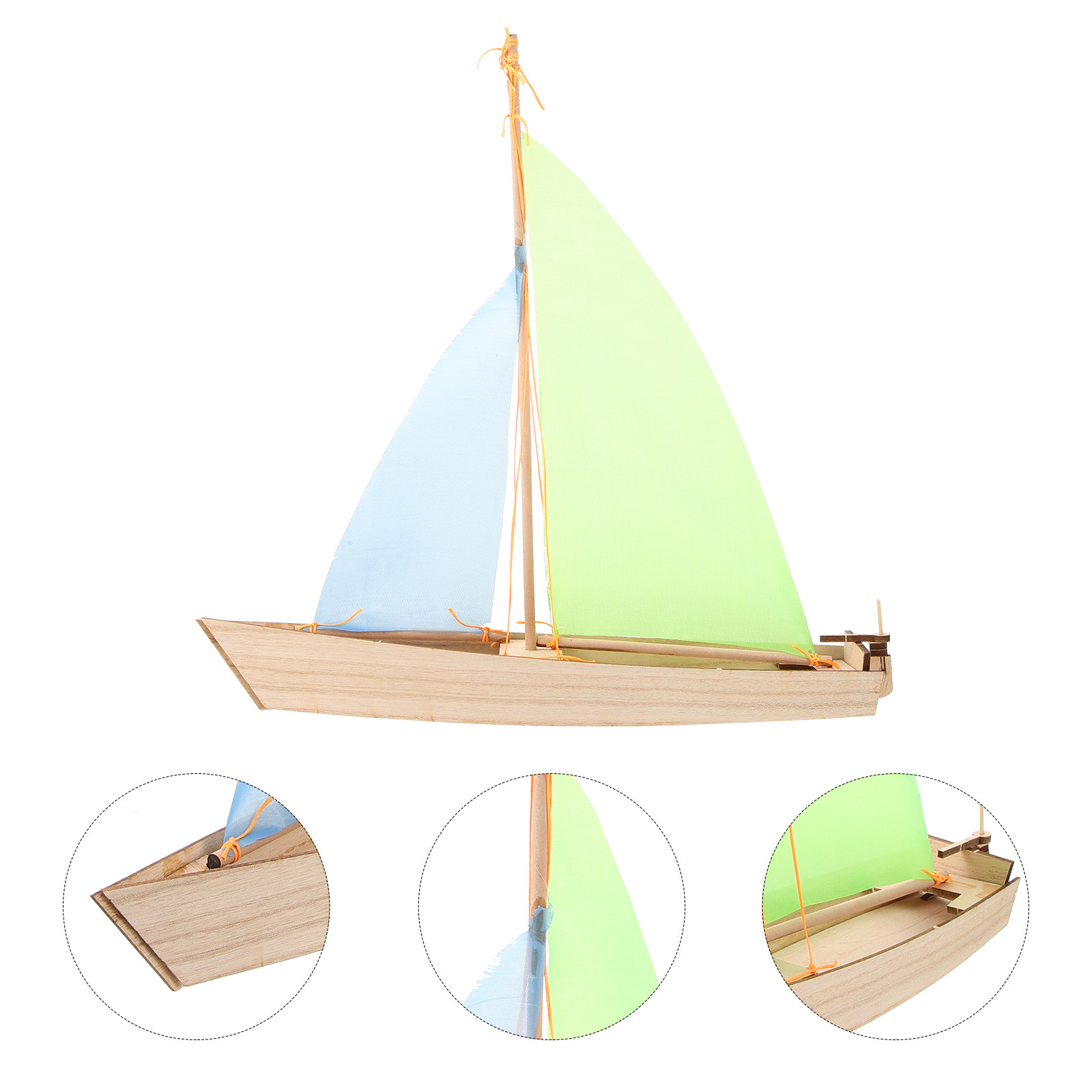 Wood Sailboat Assembly Kit DIY - Kids Education Kit ulasan dan harga