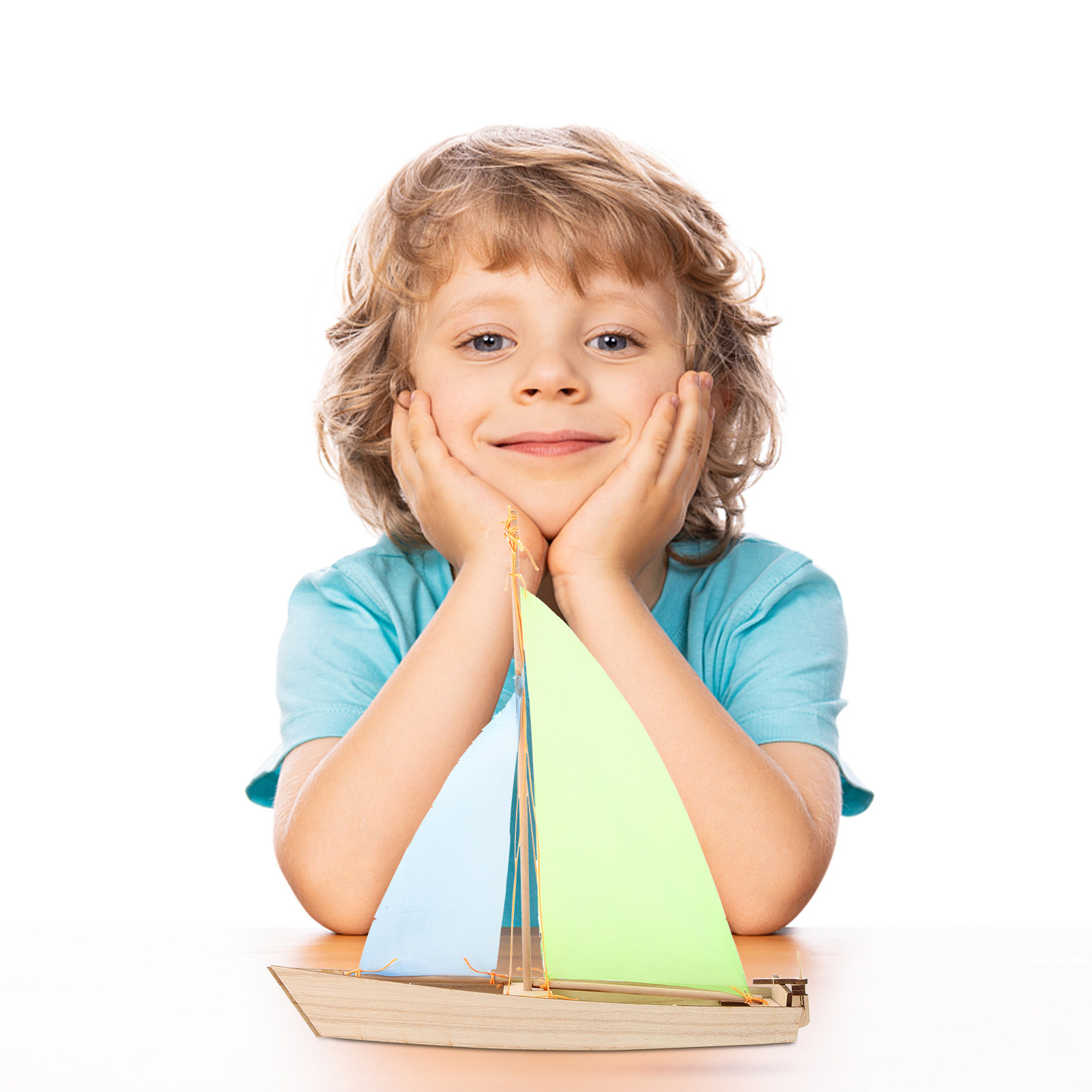 Wood Sailboat Assembly Kit DIY - Kids Education Kit ulasan dan harga