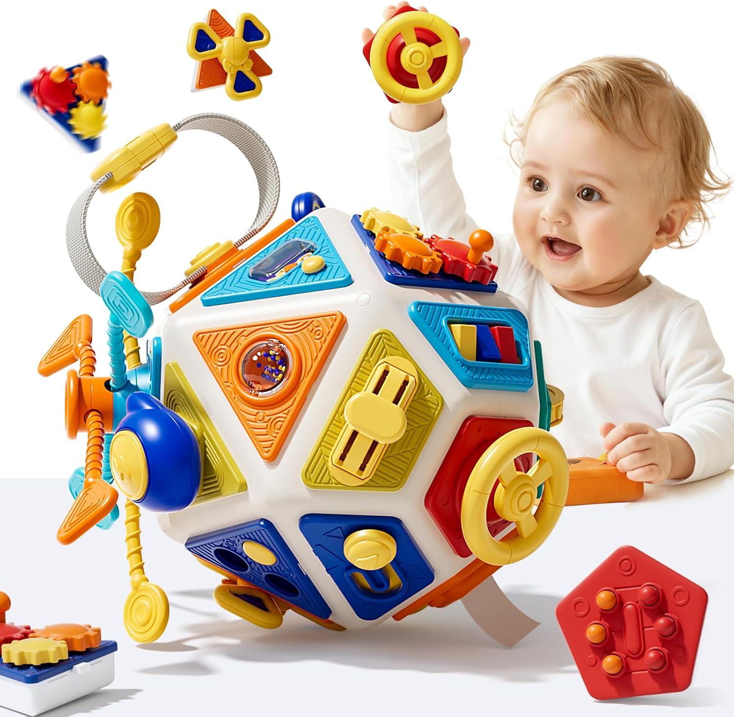 Baby Busy Board Activity Cube  - Kids Education Board ulasan dan harga