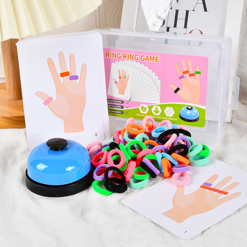 Kids Finger Ring Board Game Co - Kids Education Board ulasan dan harga