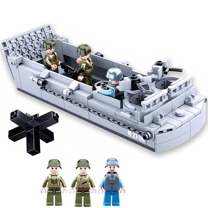 Sluban WW2 US Military Higgins - Kids Education World ulasan dan harga