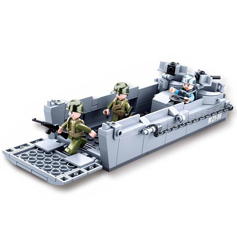 Sluban WW2 US Military Higgins - Kids Education World ulasan dan harga
