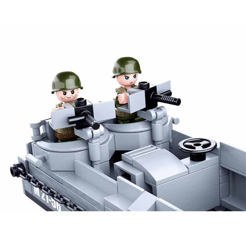 Sluban WW2 US Military Higgins - Kids Education World ulasan dan harga
