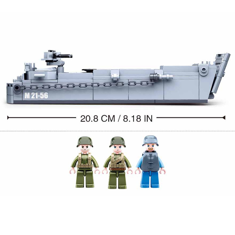 Sluban WW2 US Military Higgins - Kids Education World ulasan dan harga