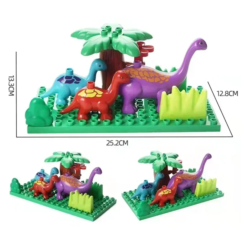 Big Building Blocks Jurassic W - Kids Education World ulasan dan harga