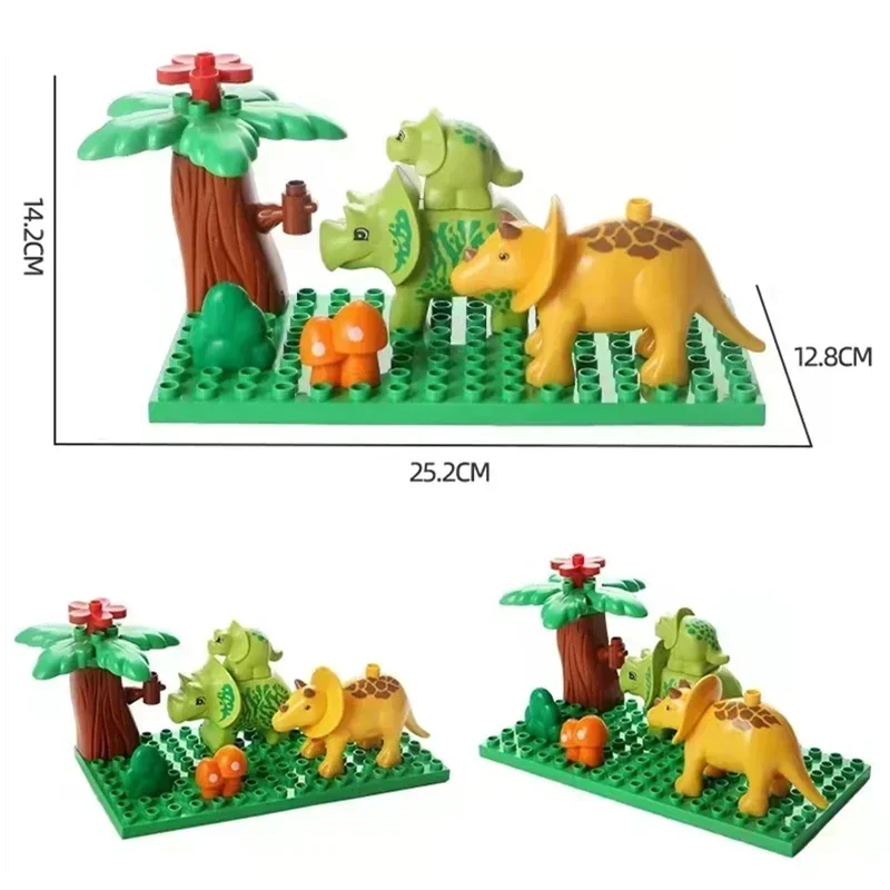 Big Building Blocks Jurassic W - Kids Education World ulasan dan harga