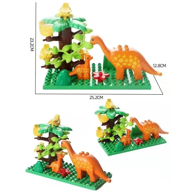 Big Building Blocks Jurassic W - Kids Education World ulasan dan harga
