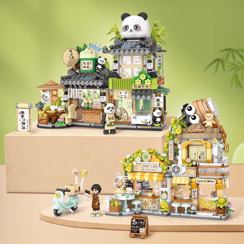 NEW Panda Pet Zoo Coffee Shop  - Kids Education Store ulasan dan harga