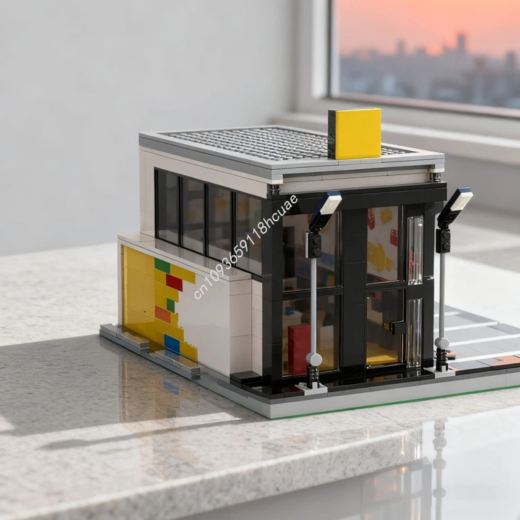 950pcs MOC Store Modulared Mod - Kids Education Store ulasan dan harga