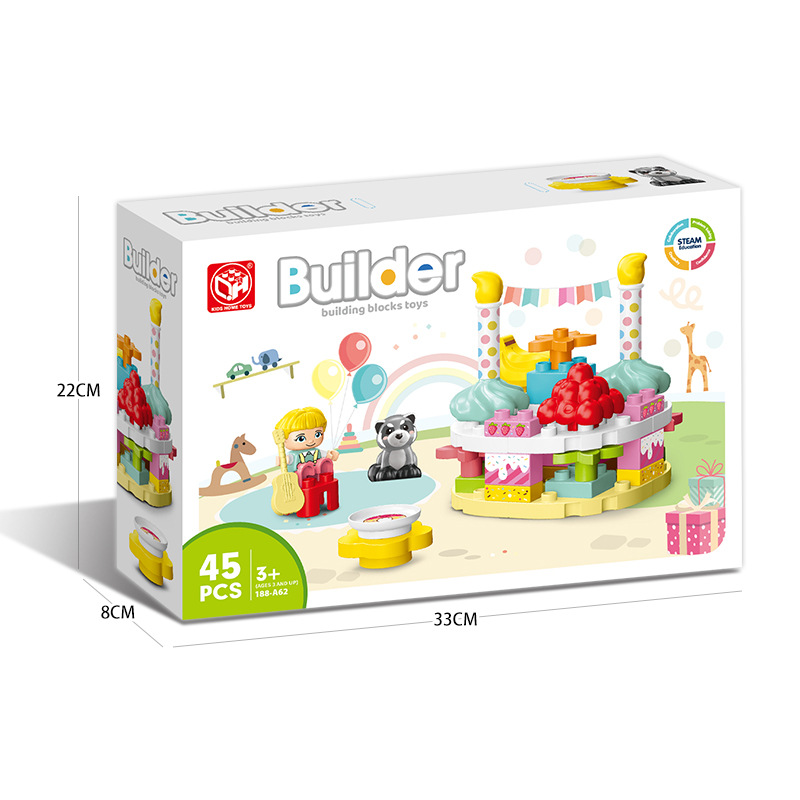 45pcs/set Creative Happy Birth - Happy Kids Education ulasan dan harga