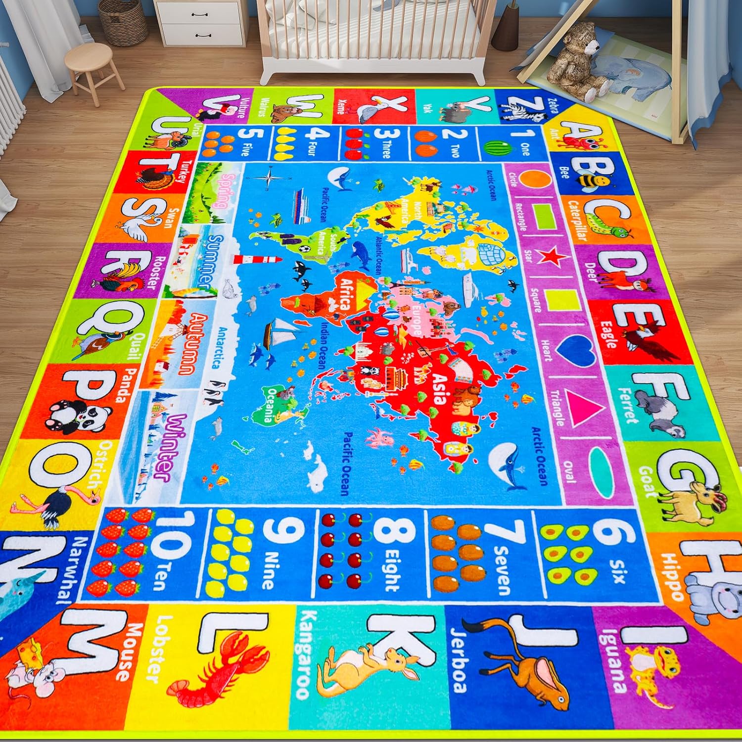 Fun Cartoon Letter Kids Play M - Kids Education World ulasan dan harga
