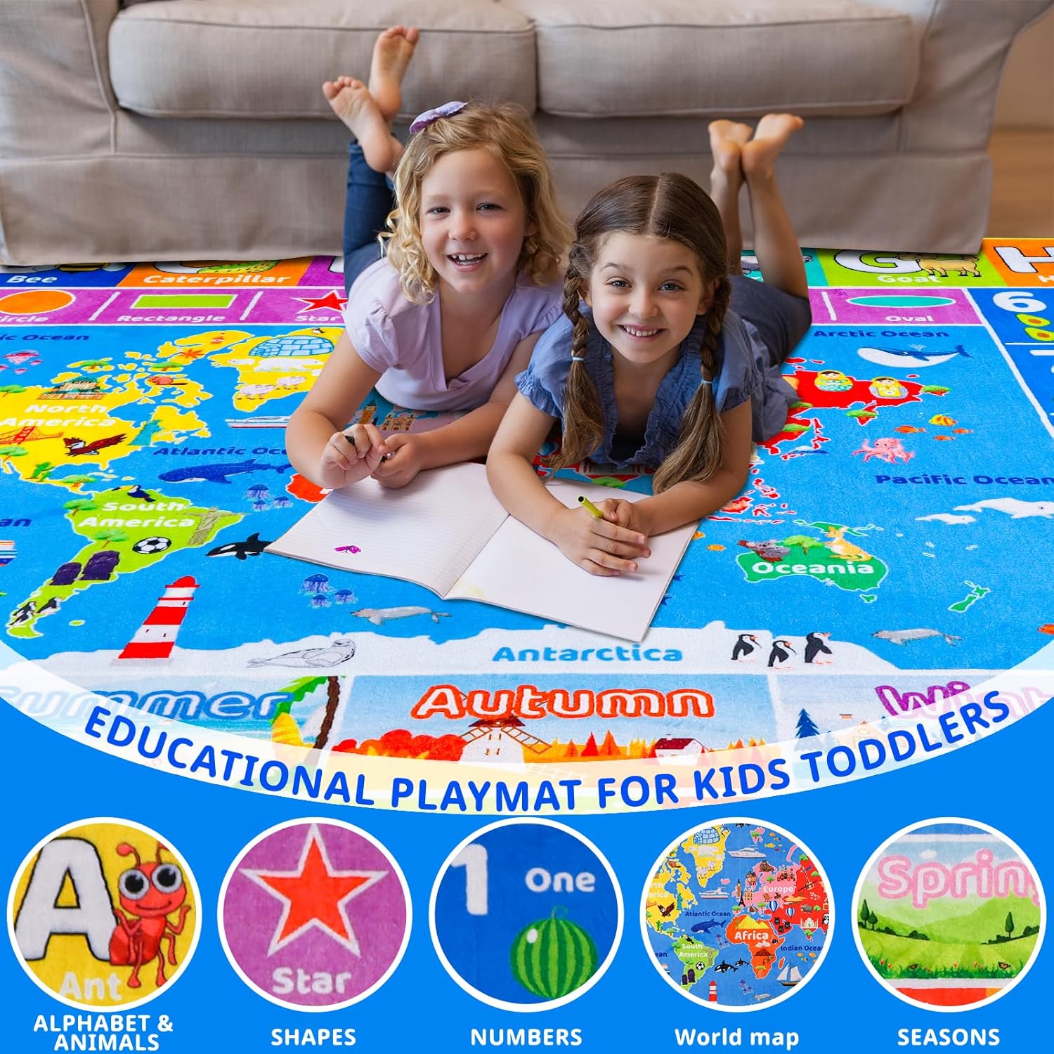 Fun Cartoon Letter Kids Play M - Kids Education World ulasan dan harga
