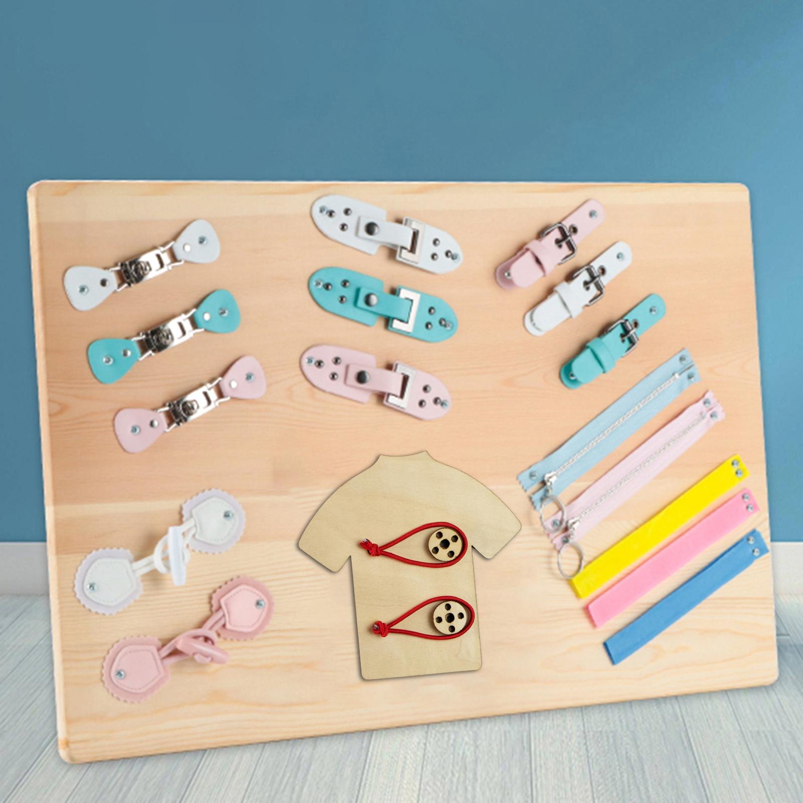 Kids Educational Wooden Busy B - Kids Education Board ulasan dan harga