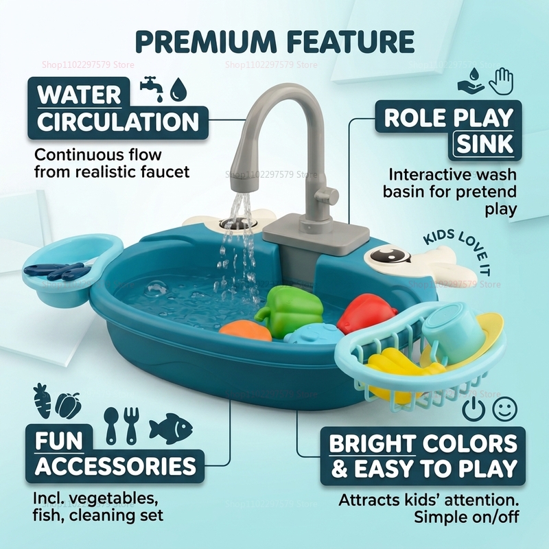 Toddler Interactive Water Play - Kids Education Store ulasan dan harga