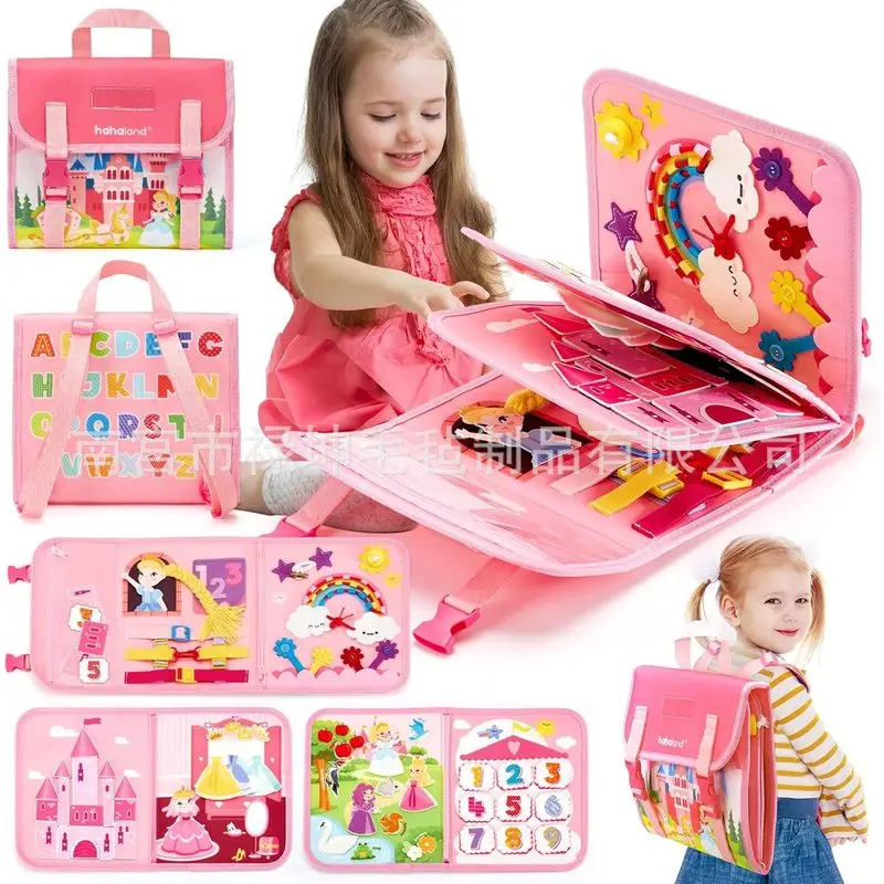 Princess Montessori Felt Busy  - Kids Education Board ulasan dan harga
