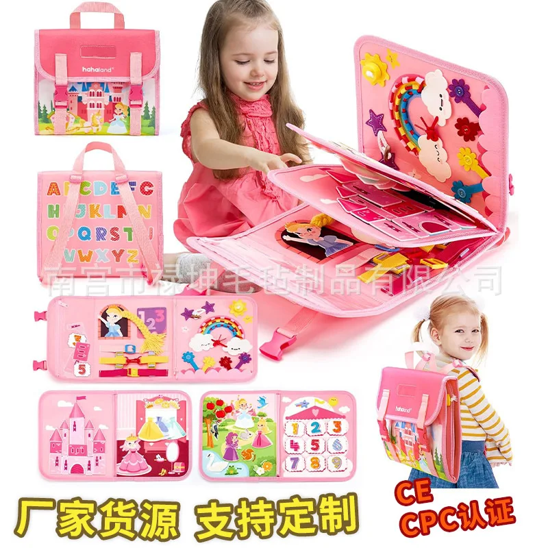 Princess Montessori Felt Busy  - Kids Education Board ulasan dan harga