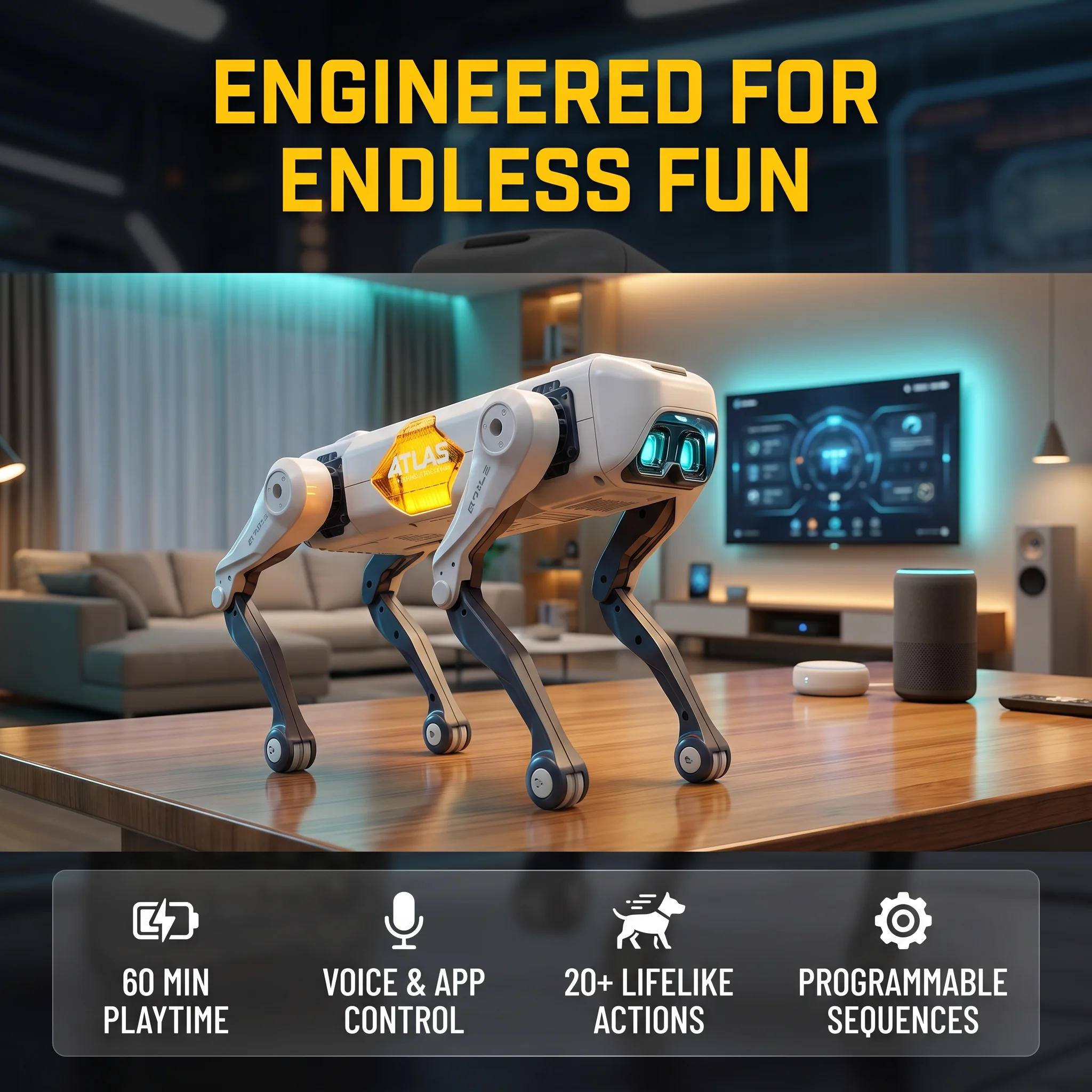 AI Smart Robot Dog, Voice & AP - Kids Educational Resources ulasan dan harga