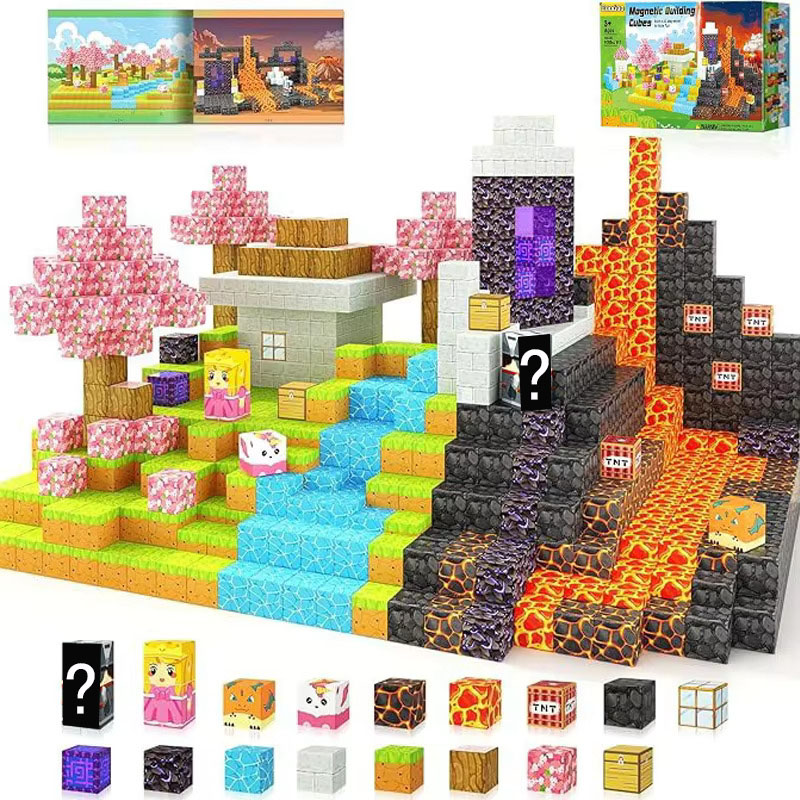 Magnetic Building Blocks Mine  - Kids Education World ulasan dan harga