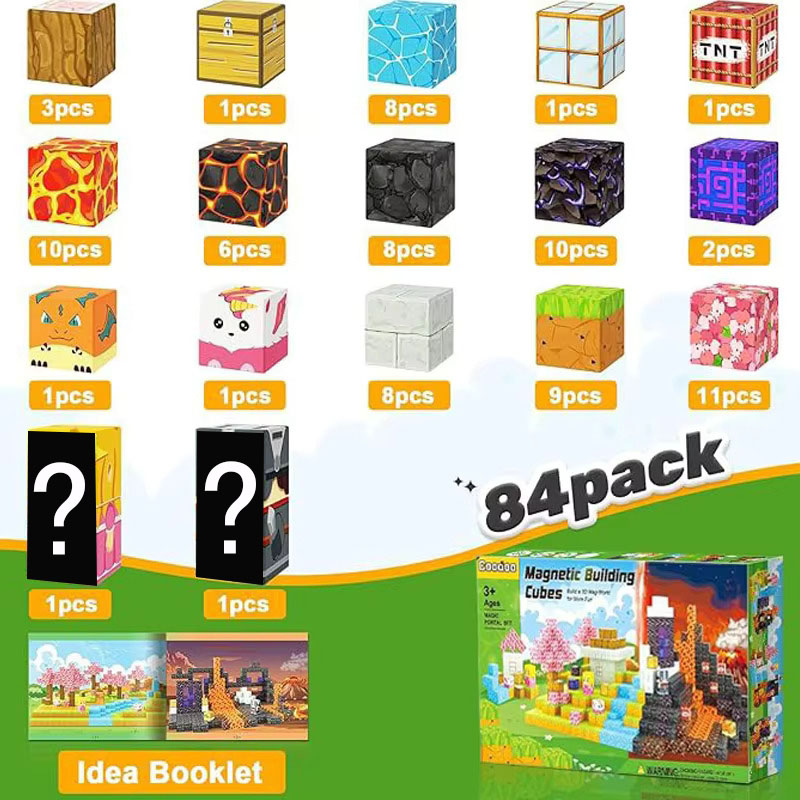 Magnetic Building Blocks Mine  - Kids Education World ulasan dan harga