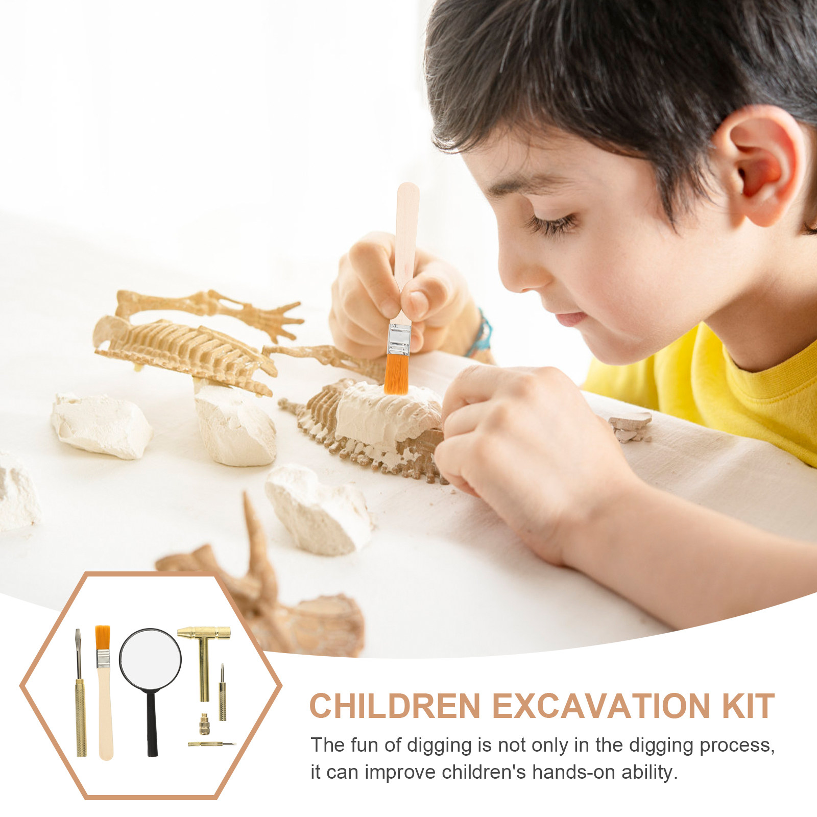 1Set Kid Excavation Tool Set S - Kids Education Kit ulasan dan harga